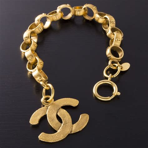 vintage chanel bracelet vogue|Vintage Chanel Bracelet .